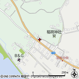 茨城県行方市羽生1周辺の地図