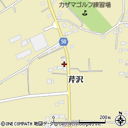 茨城県行方市芹沢985周辺の地図