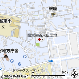 県営熊谷末広団地周辺の地図
