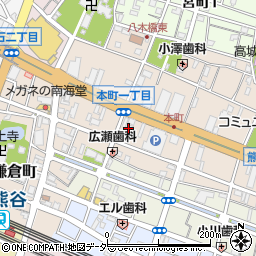 はんこ広場熊谷店周辺の地図