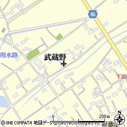 埼玉県深谷市武蔵野3150周辺の地図