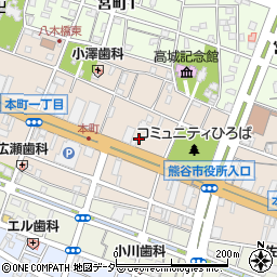 埼玉県熊谷市本町周辺の地図