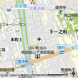 岐阜県高山市下三之町120周辺の地図