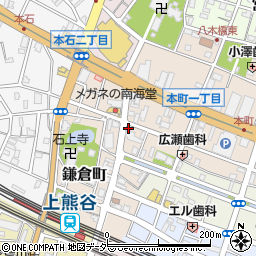 埼玉県熊谷市鎌倉町118周辺の地図