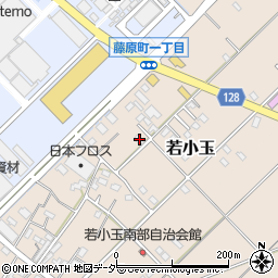 埼玉県行田市若小玉1604周辺の地図