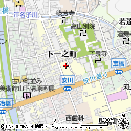 岐阜県高山市下一之町73周辺の地図