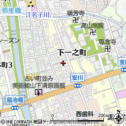 岐阜県高山市下一之町14周辺の地図