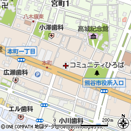 木曽路熊谷店周辺の地図