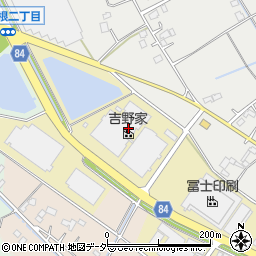 株式会社吉野家　東京工場周辺の地図