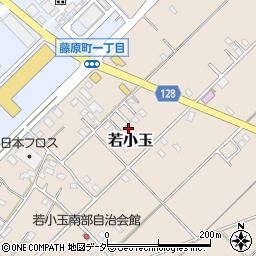 埼玉県行田市若小玉1618-7周辺の地図