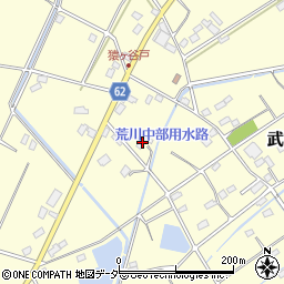 埼玉県深谷市武蔵野3626周辺の地図