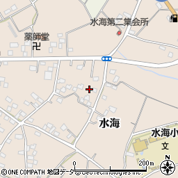 茨城県古河市水海52-2周辺の地図
