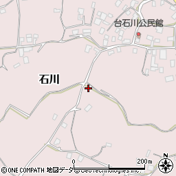 茨城県石岡市石川1282-1周辺の地図