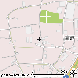 茨城県古河市高野434周辺の地図