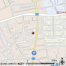 埼玉県深谷市田中2900周辺の地図