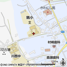 鶉小学校周辺の地図