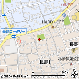 田幡公園トイレ周辺の地図