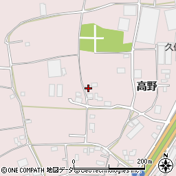 茨城県古河市高野495周辺の地図