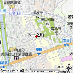 岐阜県高山市下一之町68周辺の地図