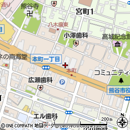 〒360-0042 埼玉県熊谷市本町の地図