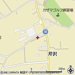 茨城県行方市芹沢984周辺の地図