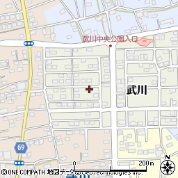 埼玉県深谷市武川62周辺の地図