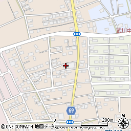 埼玉県深谷市田中2909周辺の地図