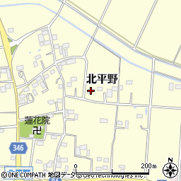 埼玉県加須市北平野168周辺の地図