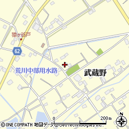 埼玉県深谷市武蔵野3145周辺の地図