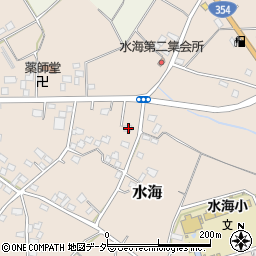 茨城県古河市水海51周辺の地図