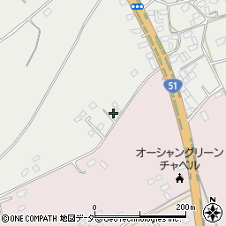 茨城県鉾田市大竹122周辺の地図