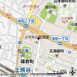 リパーク熊谷鎌倉町第２駐車場周辺の地図
