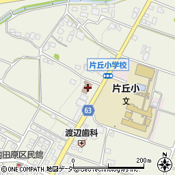 塩尻市　公民館片丘公民館周辺の地図