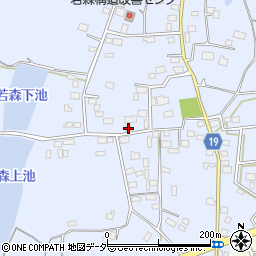 茨城県つくば市若森1314周辺の地図