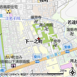 岐阜県高山市下一之町114周辺の地図