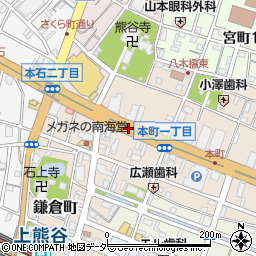 熊谷寺前周辺の地図