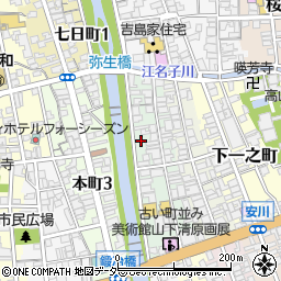 岐阜県高山市下三之町36周辺の地図