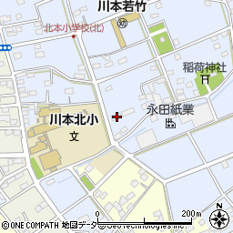 埼玉県深谷市長在家183周辺の地図