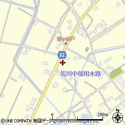 埼玉県深谷市武蔵野3621周辺の地図
