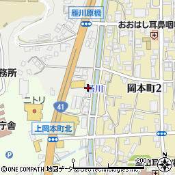 岐阜県高山市下岡本町1343周辺の地図