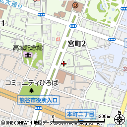 埼玉県熊谷市宮町2丁目178周辺の地図