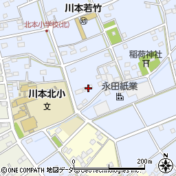 埼玉県深谷市長在家187周辺の地図