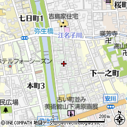 岐阜県高山市下三之町78周辺の地図