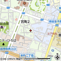 埼玉県熊谷市宮町2丁目167周辺の地図