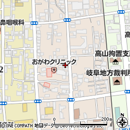 橋本建設株式会社　高山営業所周辺の地図