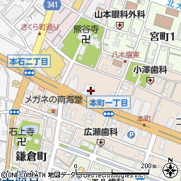 東和銀行熊谷支店周辺の地図