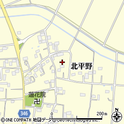 埼玉県加須市北平野周辺の地図