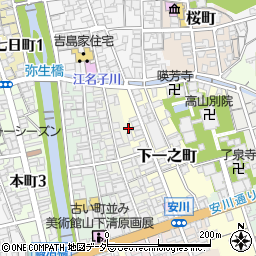 岐阜県高山市下一之町36周辺の地図