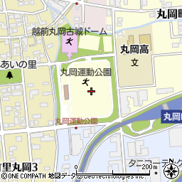 丸岡運動公園周辺の地図