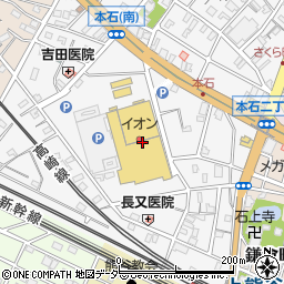 マクドナルドイオン熊谷店周辺の地図